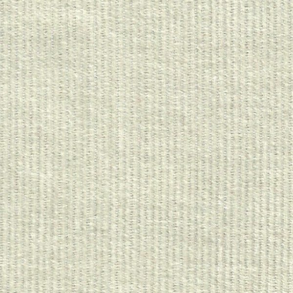 Cream off-white corduroy fabric with fine vertical ribbed texture and subtle heathered weave