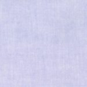 Solid lilac chambray fabric with soft, subtle woven texture and light purple hue.