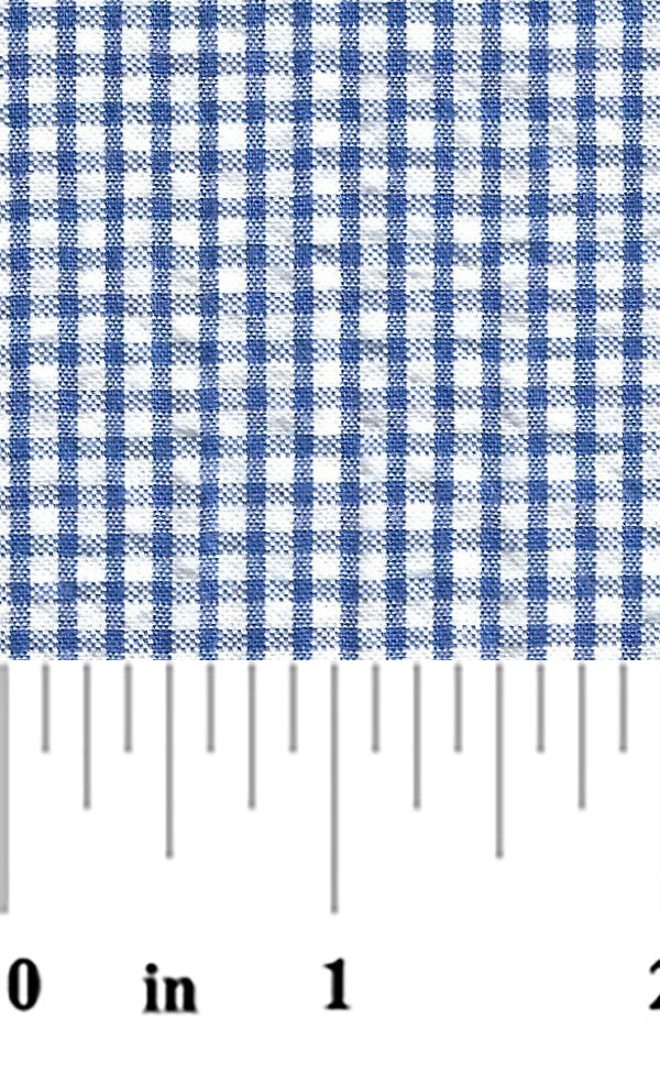 Seersucker Check - 100% Cotton