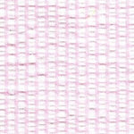 Pink and white seersucker check woven cotton fabric with textured grid pattern