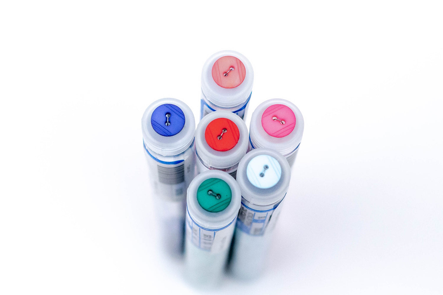 1/2" Textured Plastic Buttons