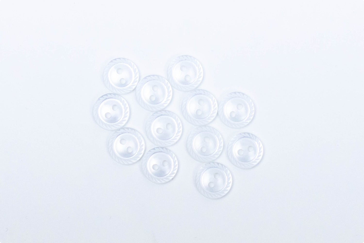 1/2" Rope Edge Plastic Buttons