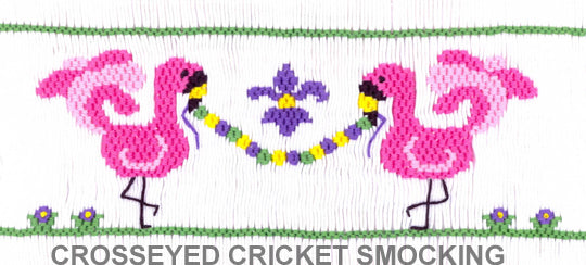 Pink Mardi Gras Flamingos