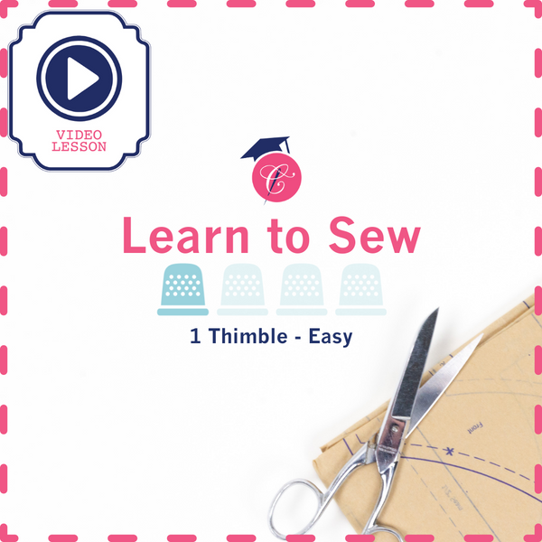 Learn to Sew. Sewing for Beginners - Basic Sewing Techniques - Part 1 