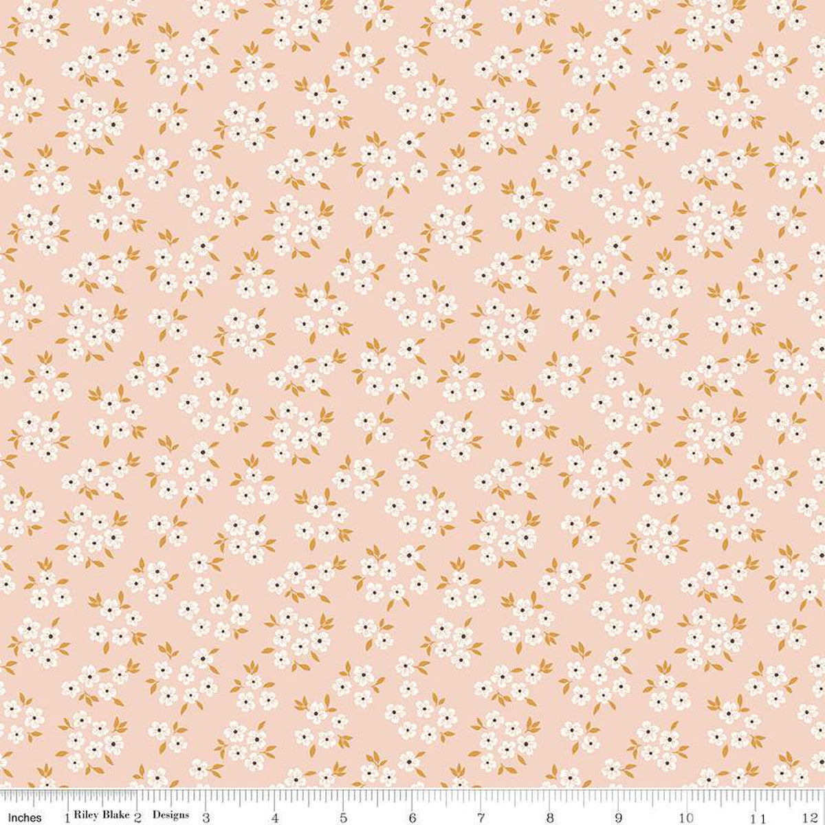 Little Swan Ditsy Floral Blush