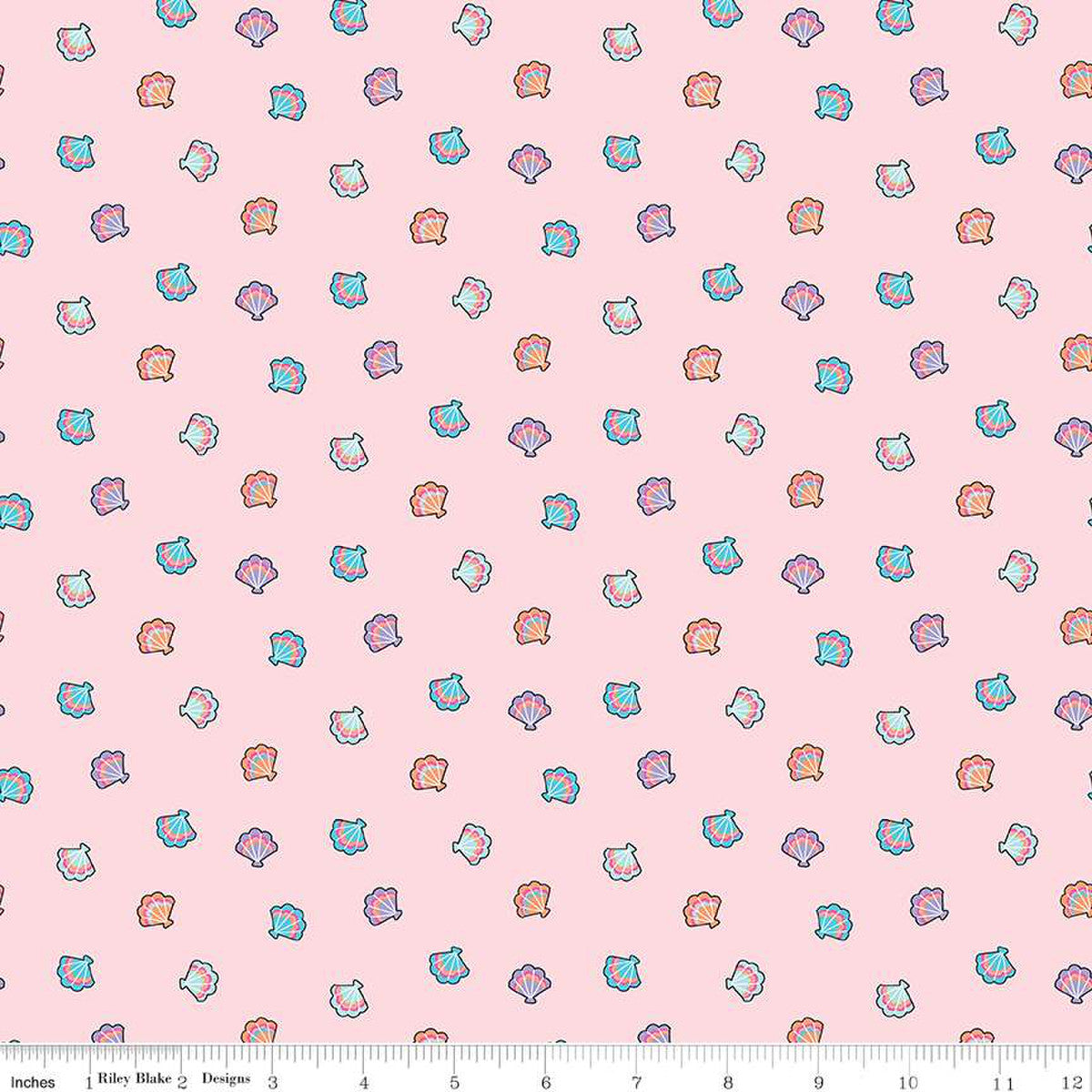 Mer-Mazing Seashells Pink