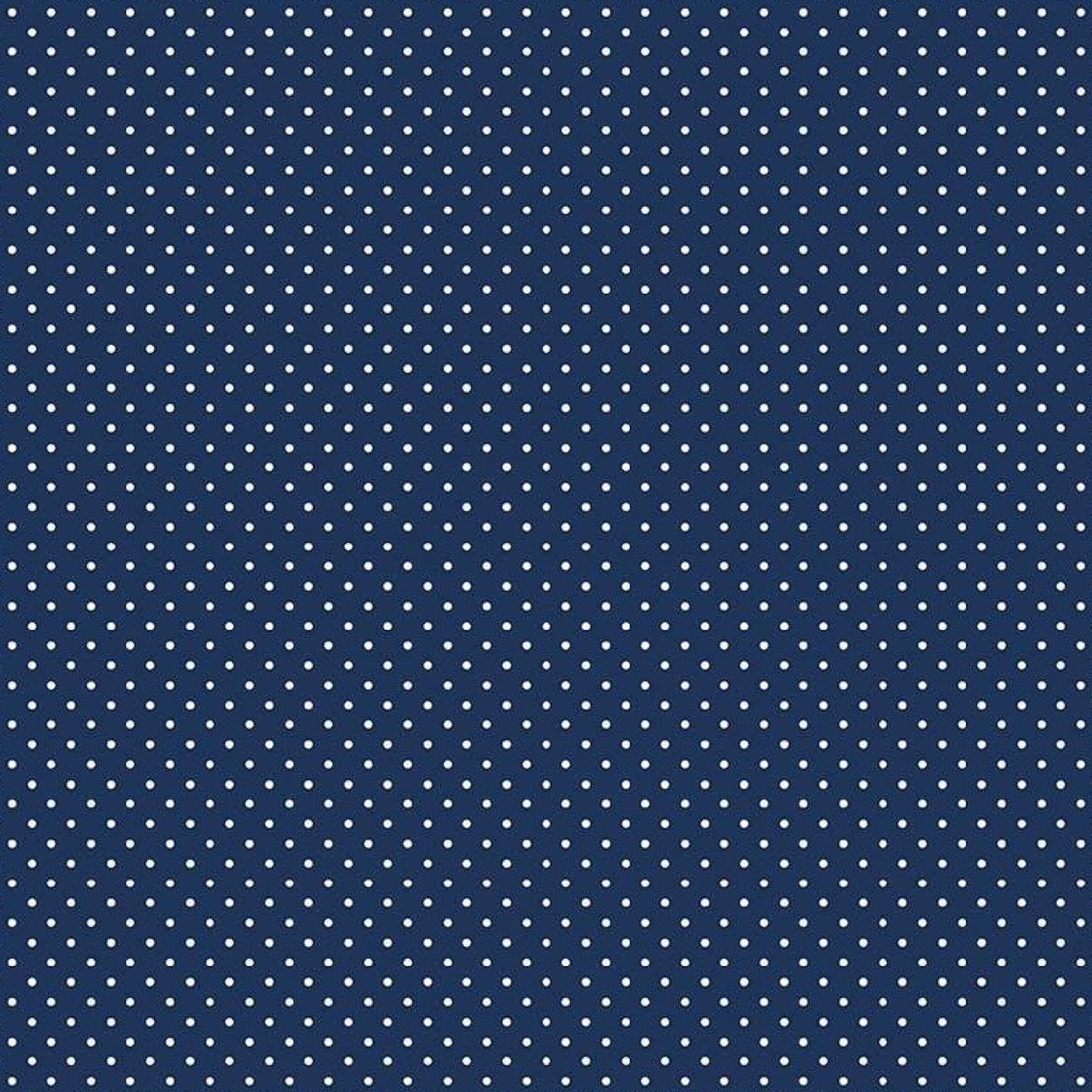 Swiss Dot on Navy