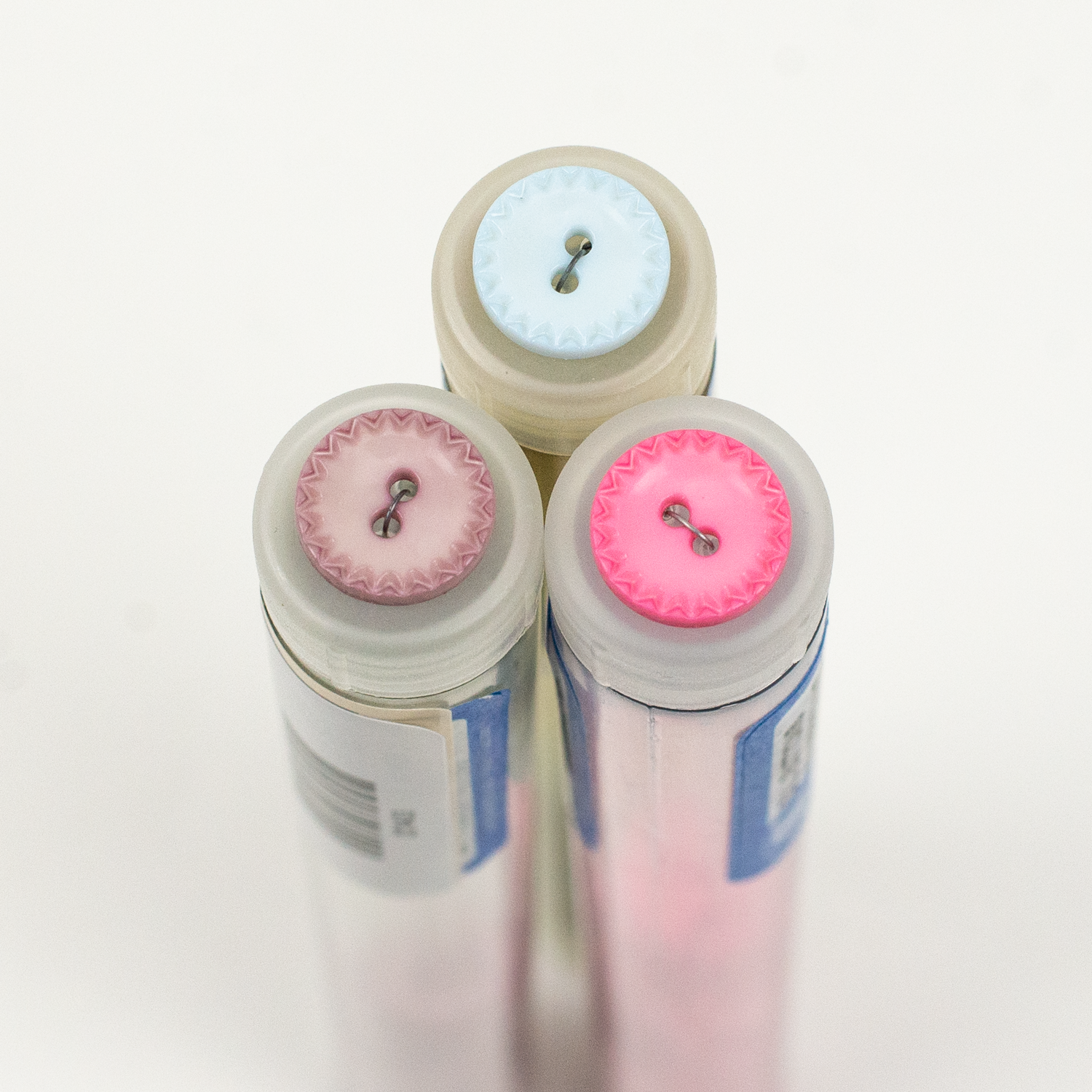 Starburst Edge Plastic Button