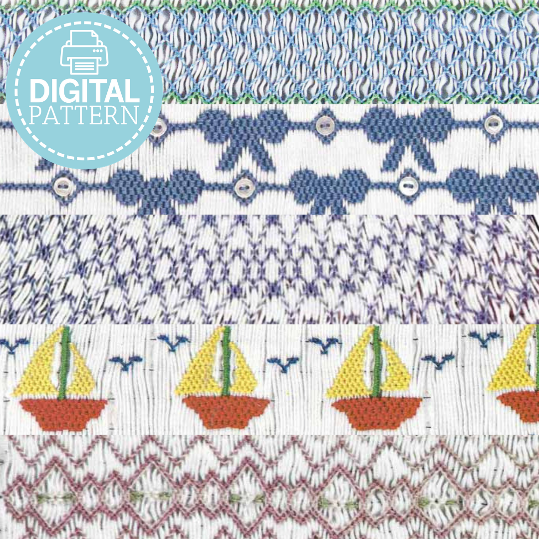 Smocking Plate Bundle: CC Patterns - Digital Download