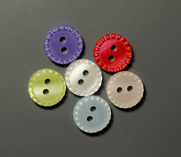1/2" Decorative Plastic Buttons