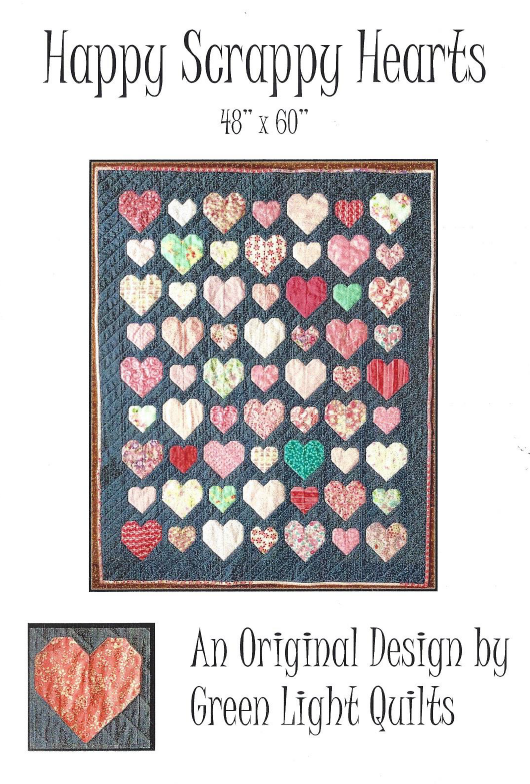 Happy Scrappy Hearts Quilt