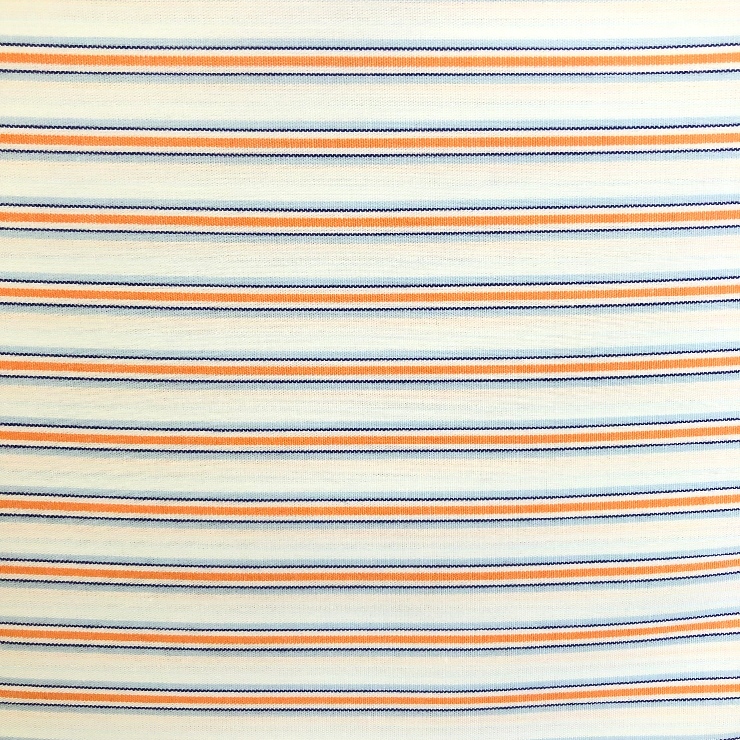 Remnant: 1/2 yd Orange/Blue Stripe