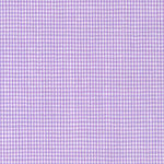 Lavender and white micro houndstooth gingham fabric with tiny 1/32 inch pattern