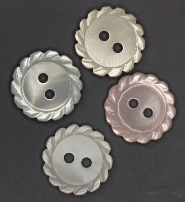 Mother of Pearl Swirl Button