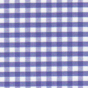 Purple and white gingham check fabric with 1/8 inch pattern repeat