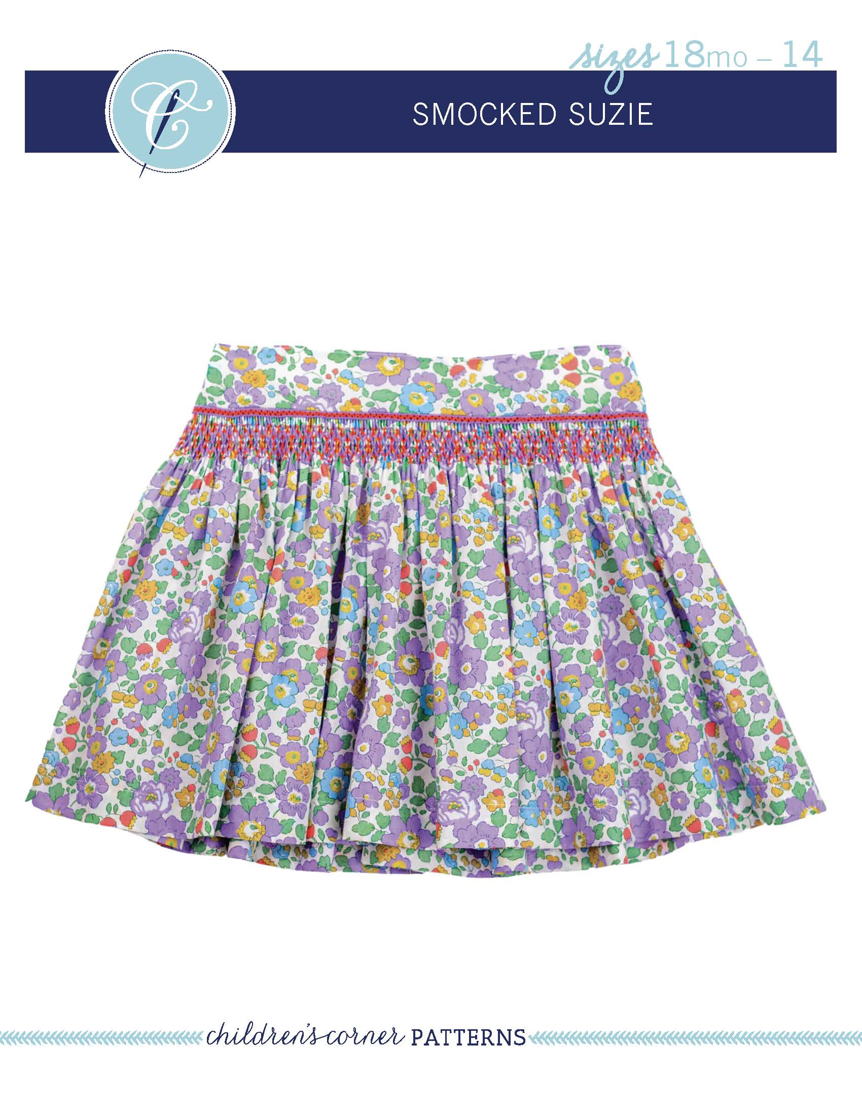 Suzie | Children's Corner Patterns – Children's Corner Store