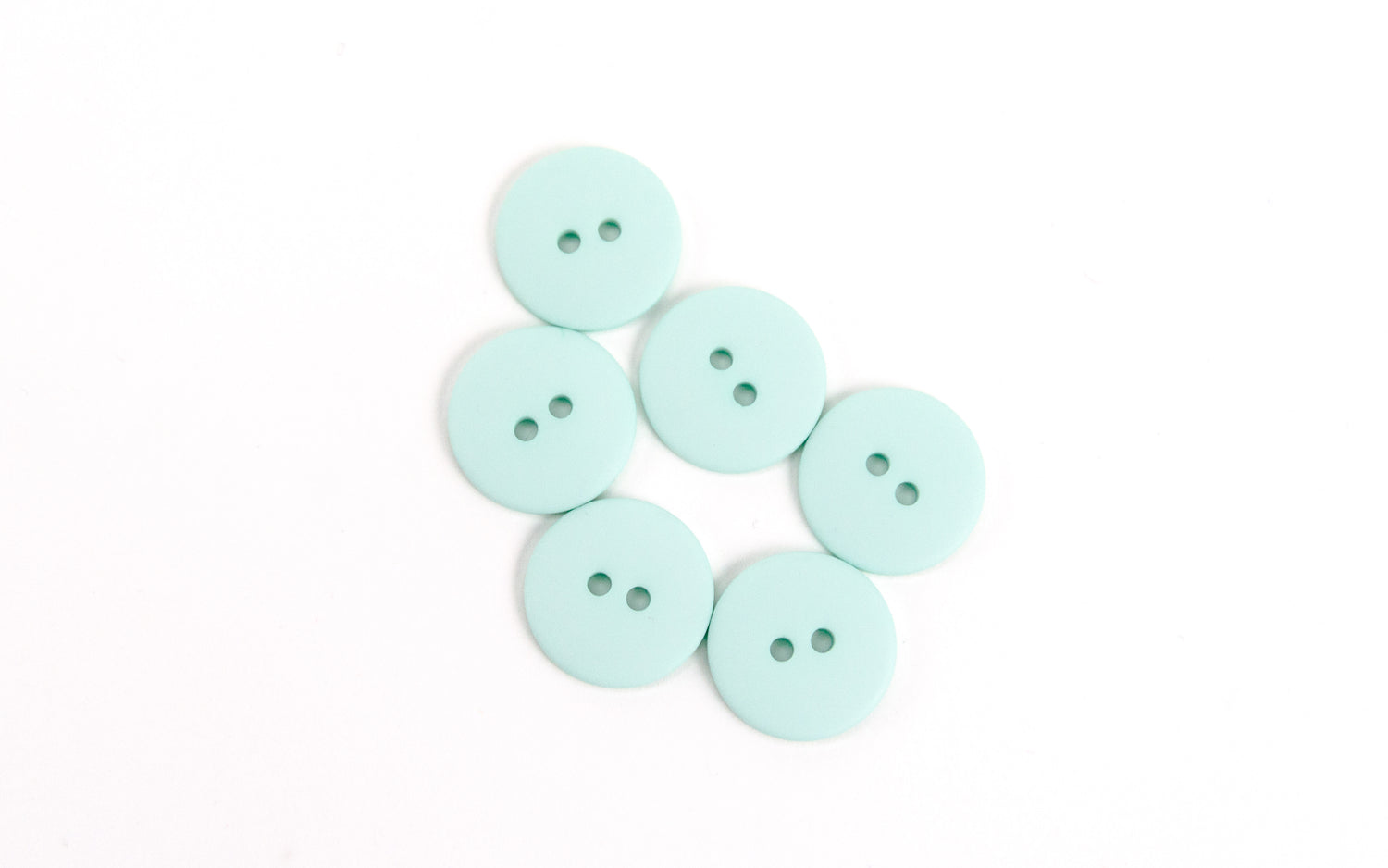 Plastic Buttons Pastel  - Multiple Sizes & Colors