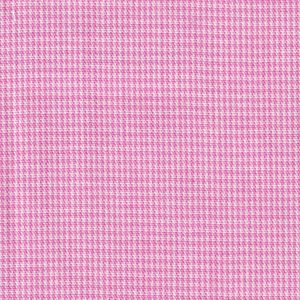 Pink and white micro gingham woven fabric with tiny 1/32 inch checkered pattern