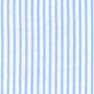 Remnant: 3/8 yd Seersucker Stripe - 100% Cotton