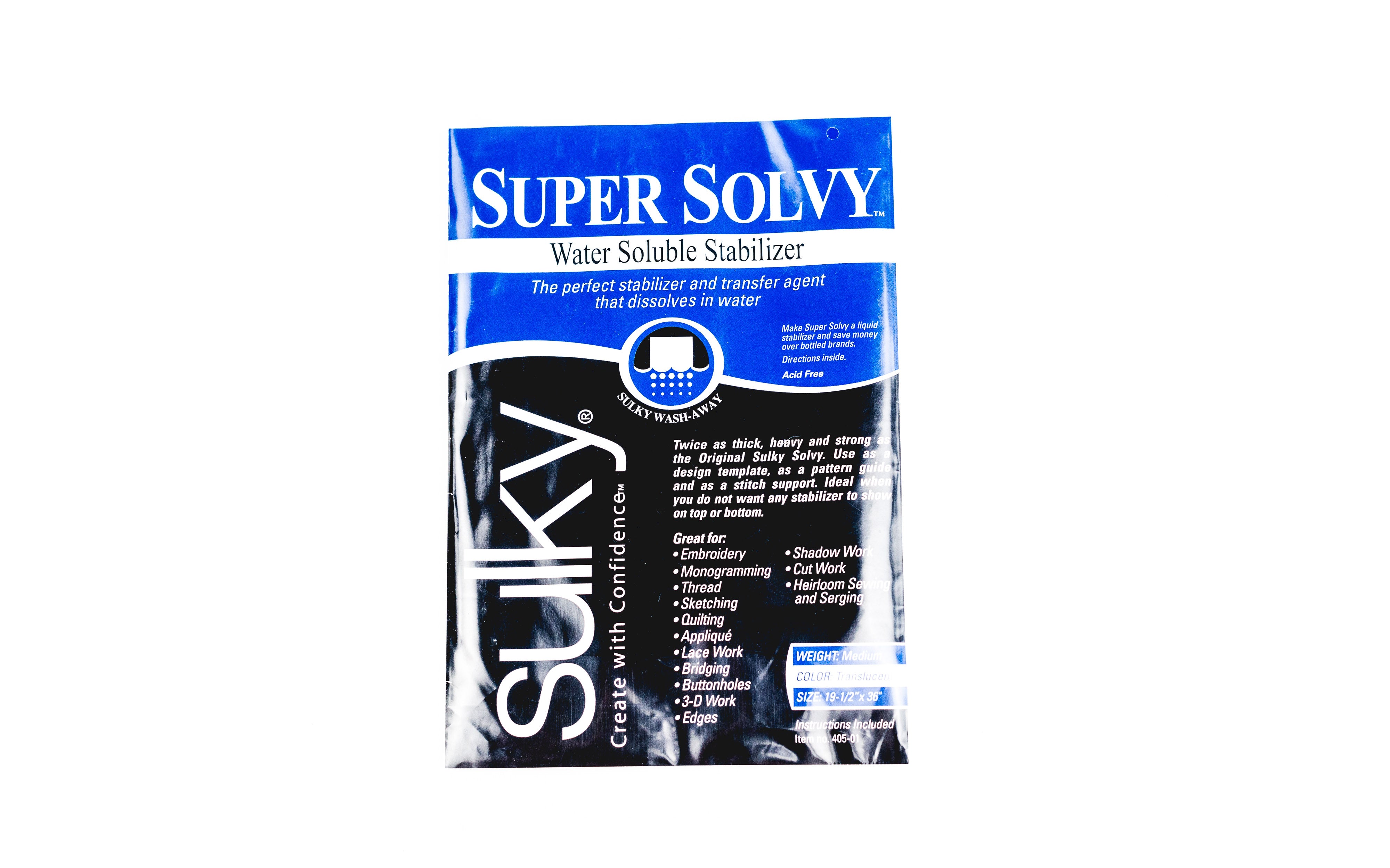 Solvy Stabilizer, Notions